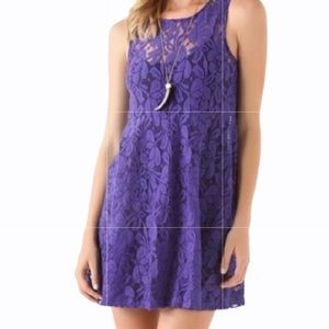 Free People Purple Emily Slip Dress